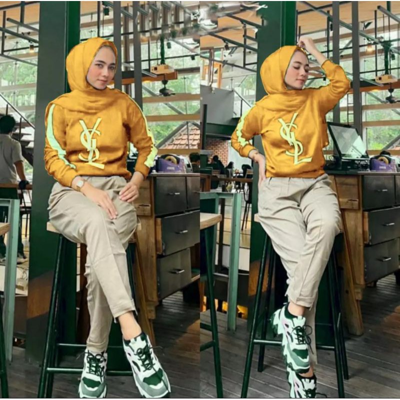 Set Yasela Jumbo/Setelan Celana Balotely/Setelan Wanita Terkini/Setelan Wanita Babyterry