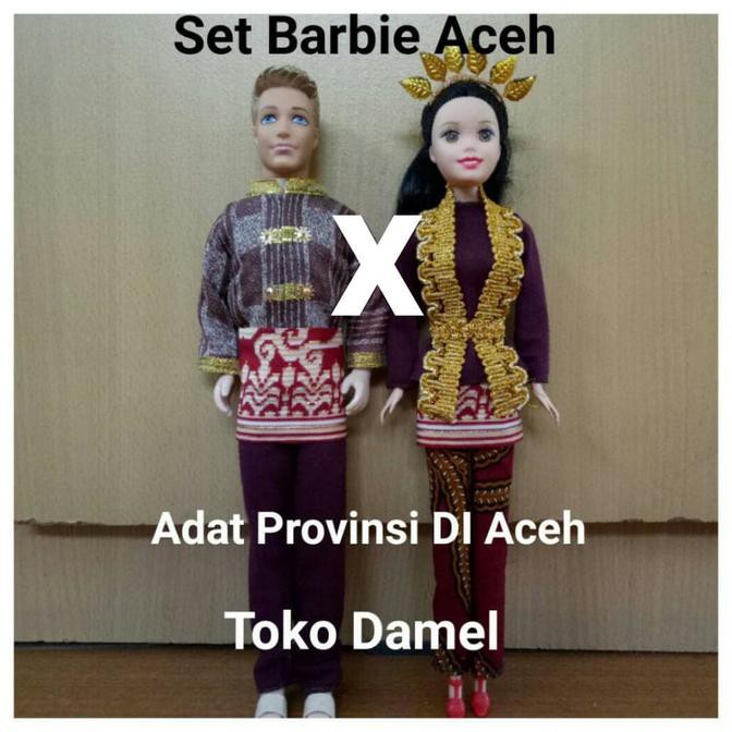 Mao Barbie  Baju  Adat Kalimantan Selatan Daftar Harga 