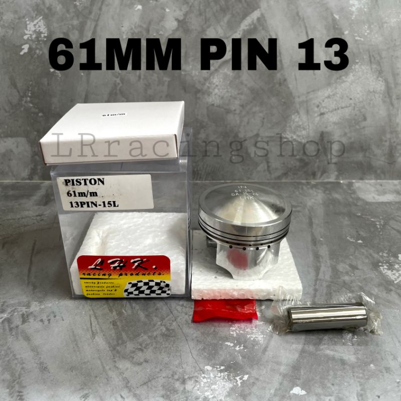 Piston LHK 61 61mm pin pen 13 set ring piston seher LHK thailand