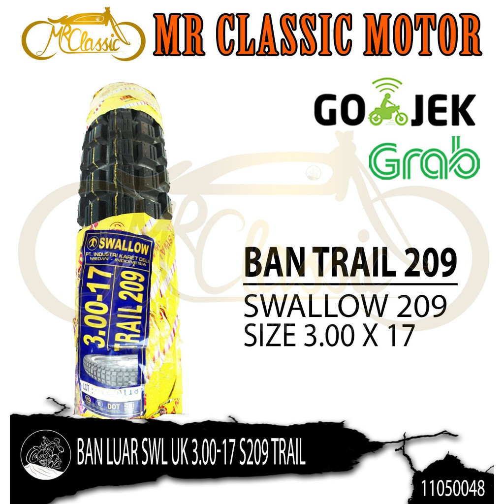 Ban Luar Swallow Trail 209 3.00 Ring 17 Custom Variasi