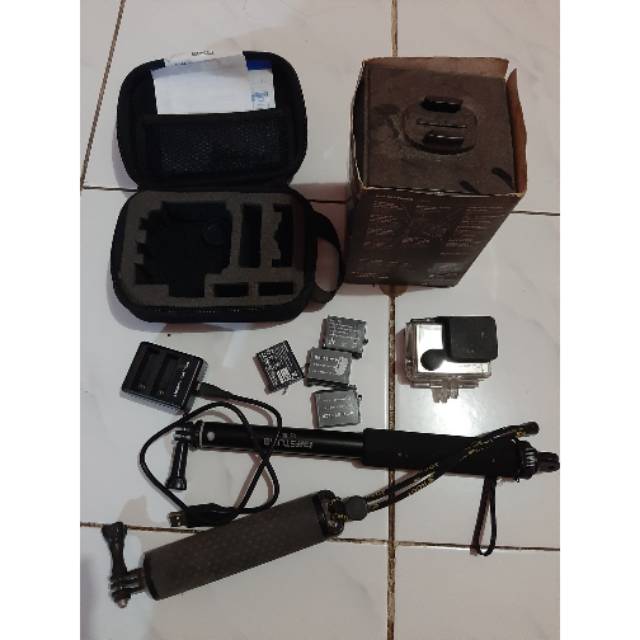 Gopro hero 4 bekas /second