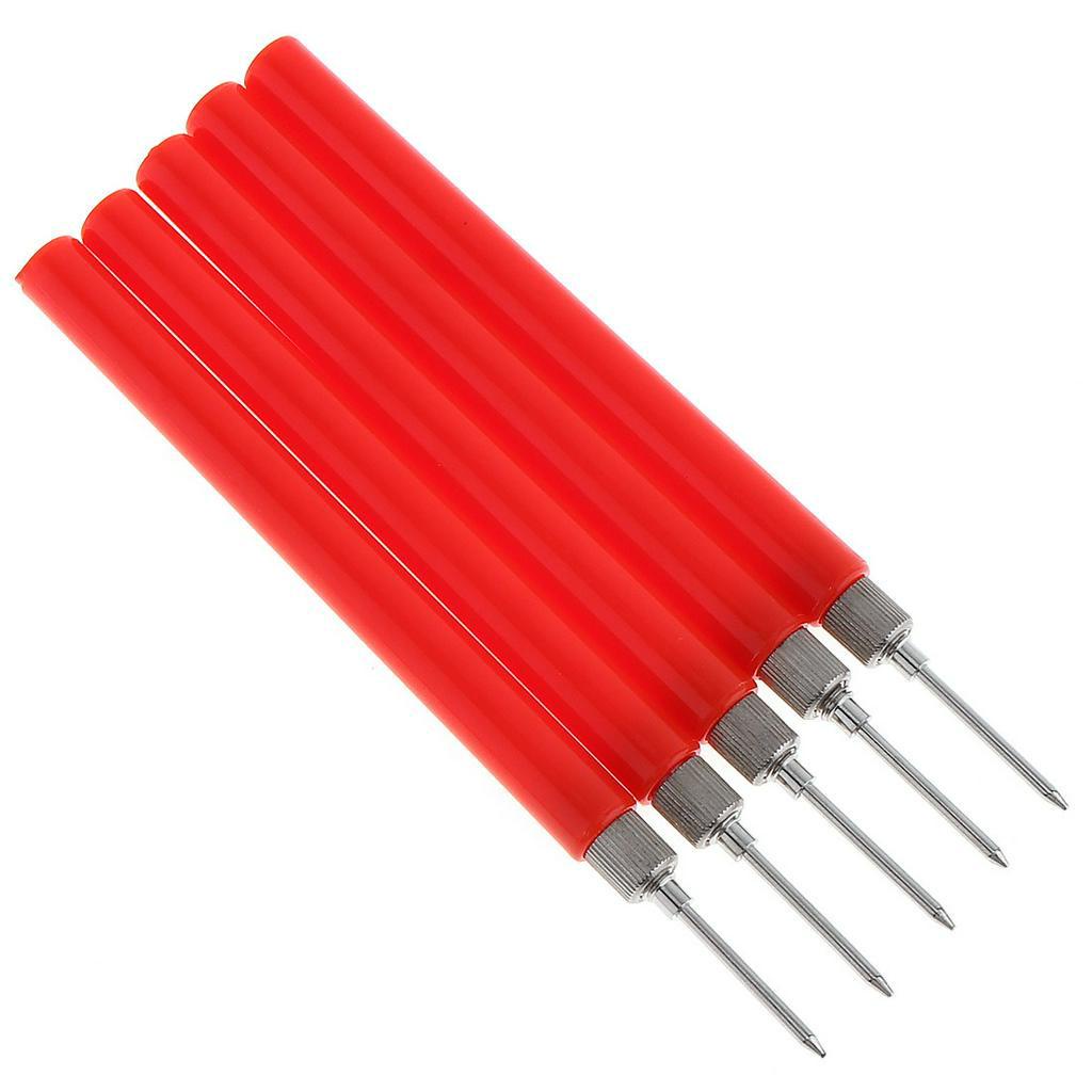 10pcs/lot Spring Test Probe Tip Needle Insulated Test Hook Wire Connector Test Leads Pin for Digital Multimeter Multi Meter