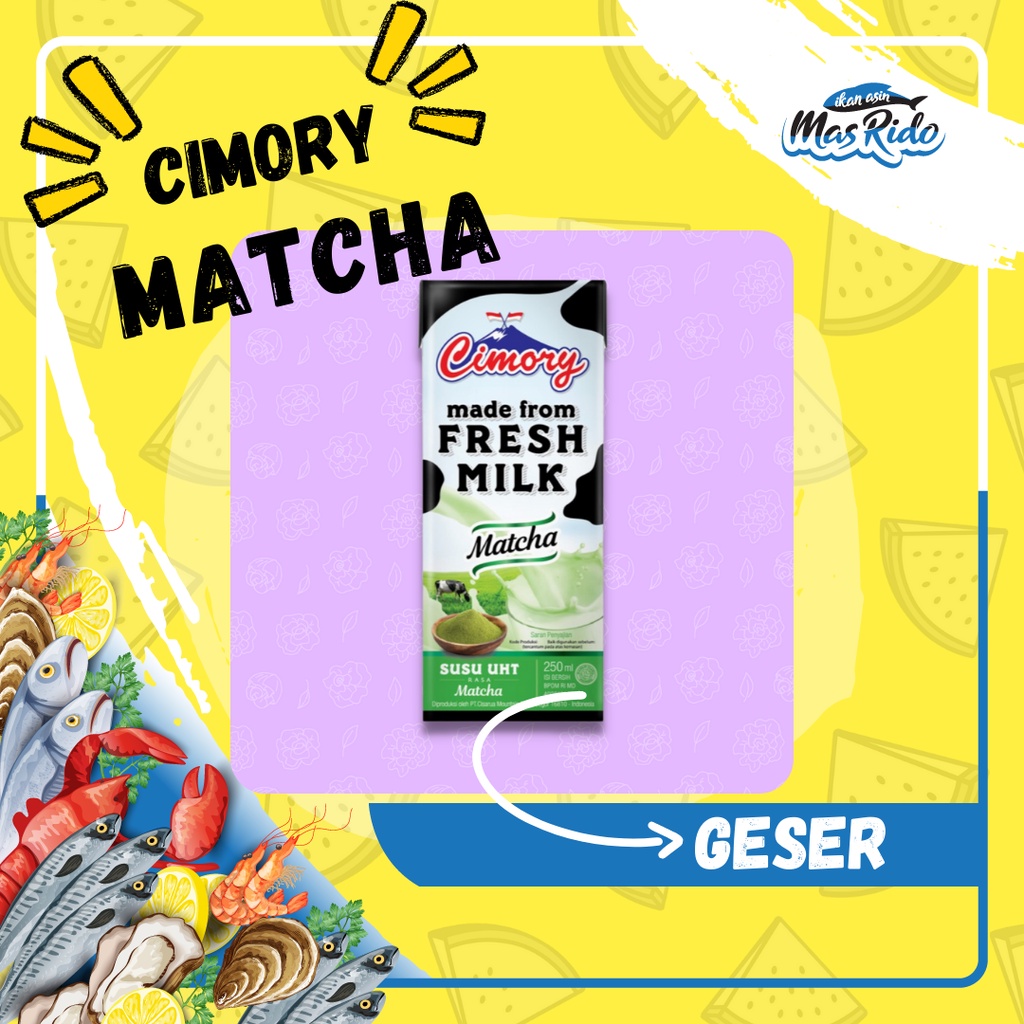 Jual Cimory Uht Milk Matcha 250 Ml Susu Perisa Matcha Freshmilk Cimory