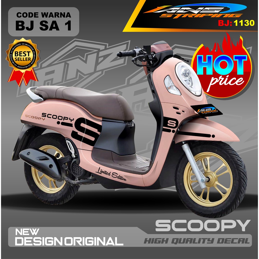 Jual STIKER DECAL HONDA SCOOPY FULL BODY TERBARU / STICKER VARIASI ...