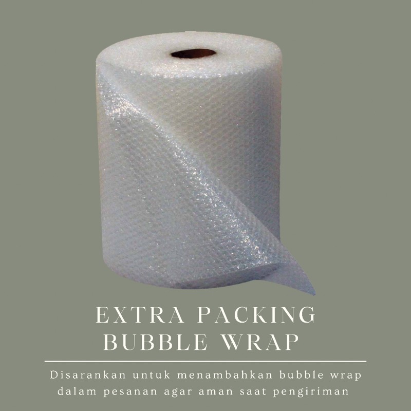 

Extra Bubble Wrap Tambahan Packing