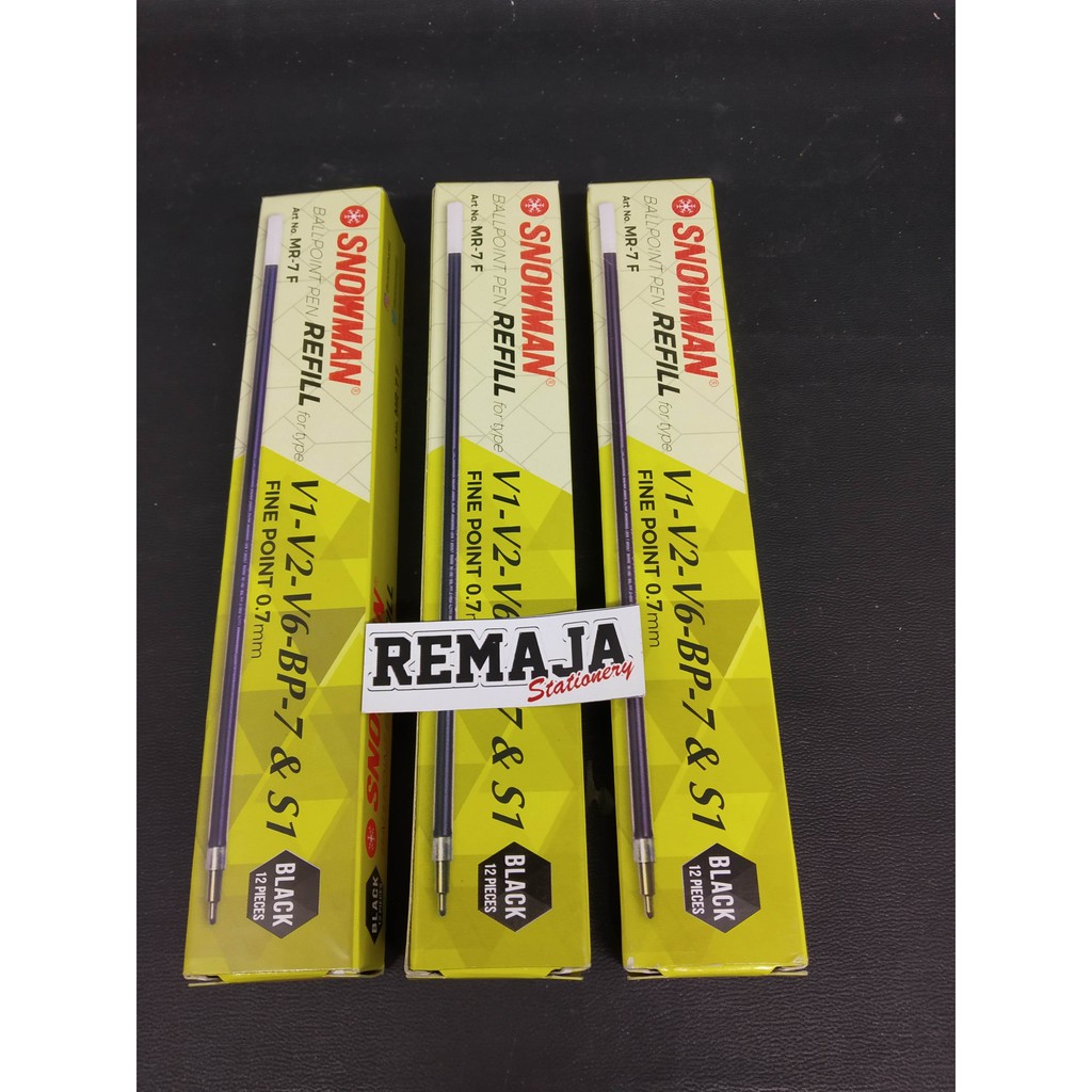 

Refil Bolpoin / Pulpen SNOWMAN V1, V2, V6, BP-7 & S1
