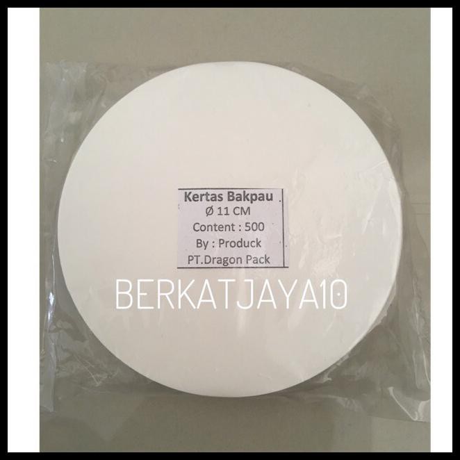 

Promo Spesial - Kertas Bakpau Alas Bakpao Diameter 11Cm Isi 500 Lembar