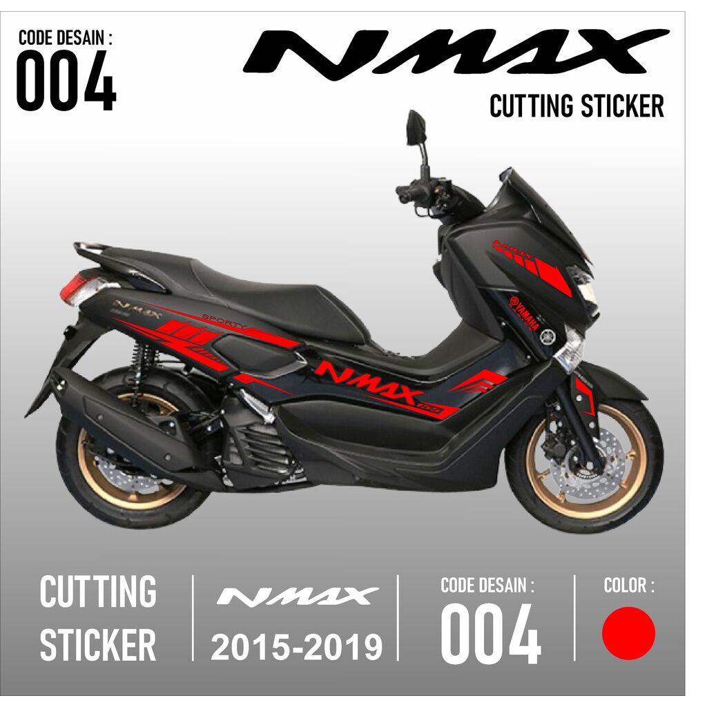 cutting sticker motor nmax 155 tahun 2015 -2019