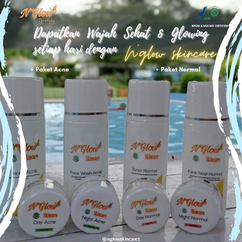 3 paket n'glow skincare BPOM