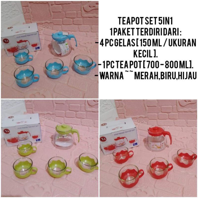 Teapot Set 5in1
