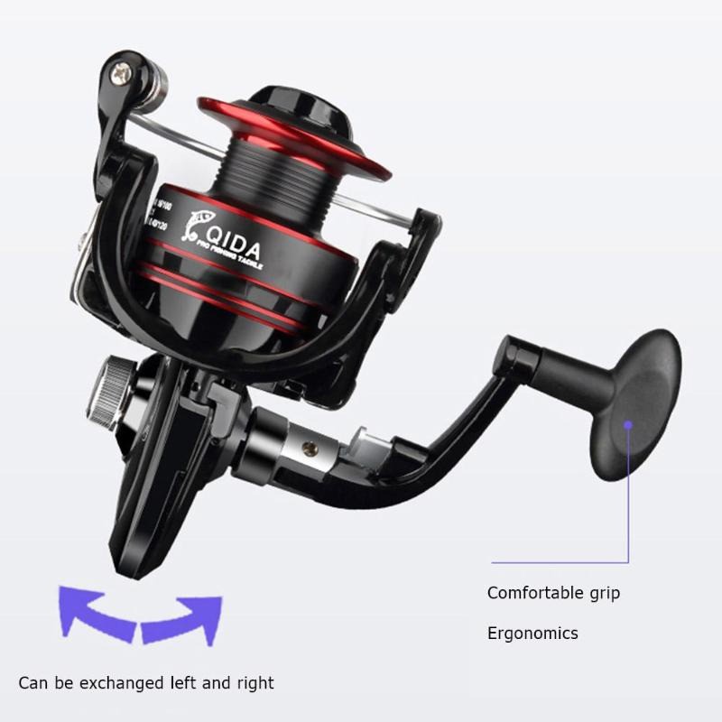 QIDA ZH5000 Series Reel Pancing Fishing Reel 4.7:1 Gear Ratio