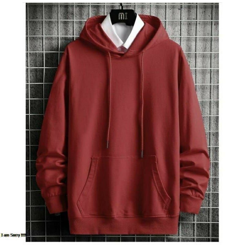 BEST SELLER Jaket Jumper Hoodie Polos Sweater Polos Hitam Pria Wanita JAKET Sweater Hoodie Jaket Polos-3