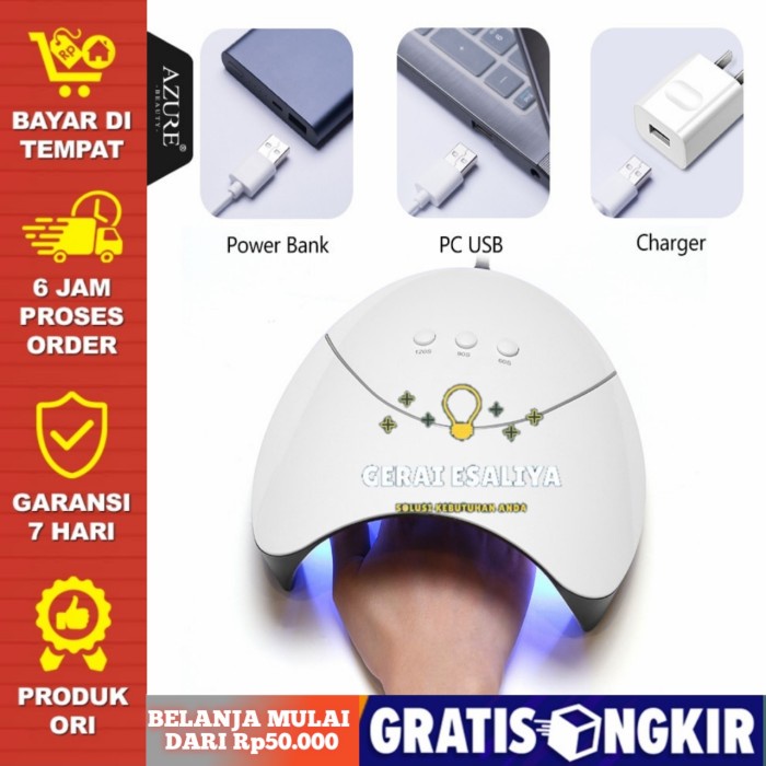 Pengering Kutek Kuku Smart Portable UV LED Nail Dryer 36 Watt