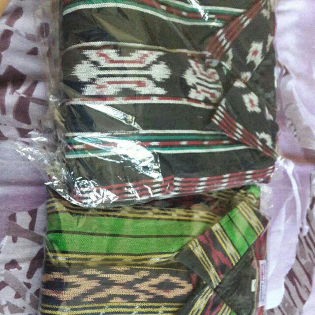 Kemeja Pria Tenun Blanket Halusan Kode R1