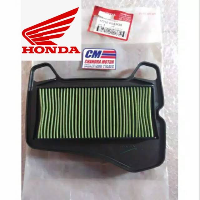 saringan filter udara new supra x 125 fi revo fi new blade fi 17210-K03-N30 Original HONDA AHM