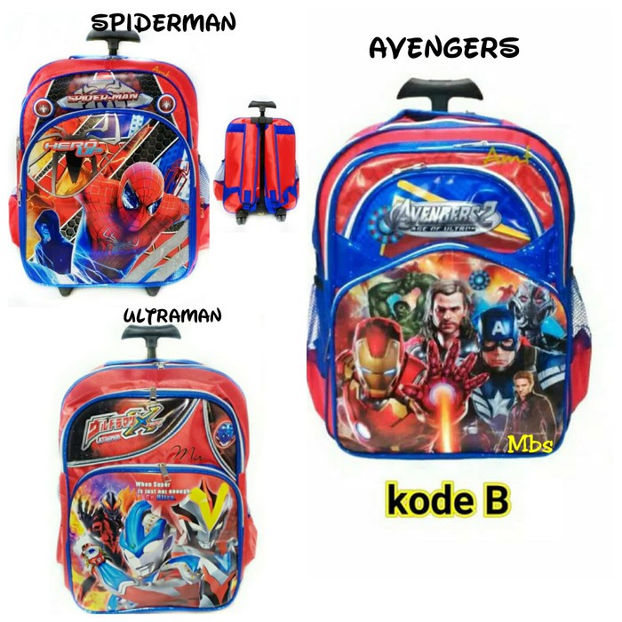 Gadis Anak Tas Troli Anak Perempuan Sekolah Dasar 1-3-5-6 Kelas 6 EW624  Murah Sd Ransel Dorong Su