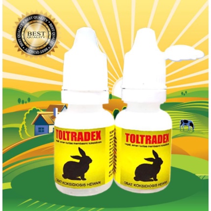 TOLTRADEX 10 ml Obat Koksidiosis Berak Darah Berak Lendir Kelinci Kucing Unggas