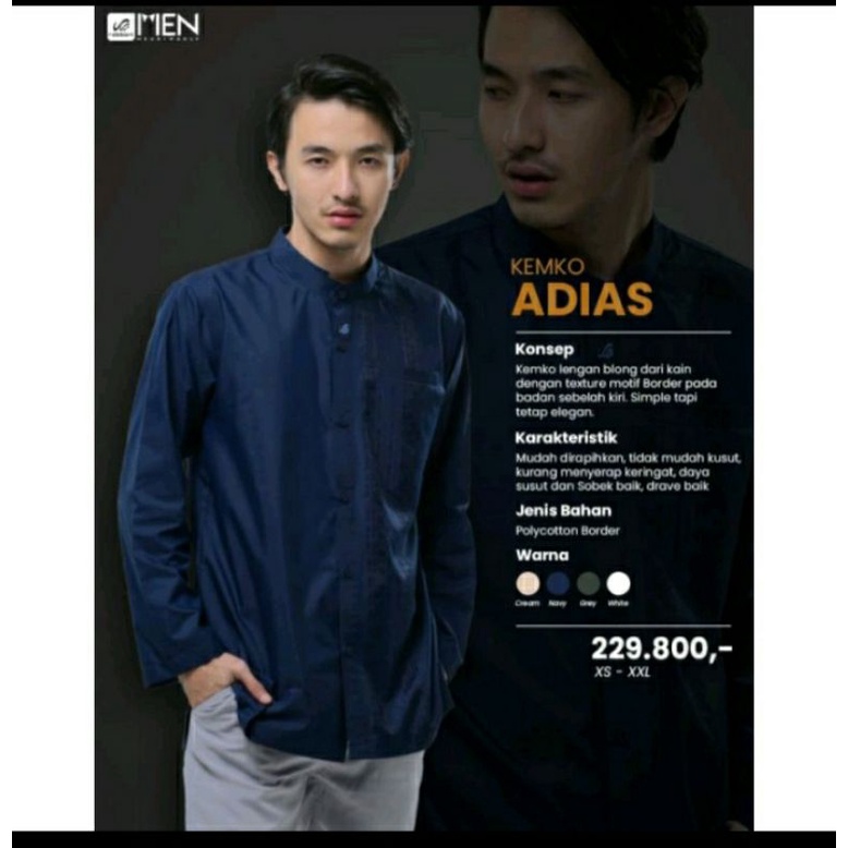 Baju koko kemko adias blg rabbani original new