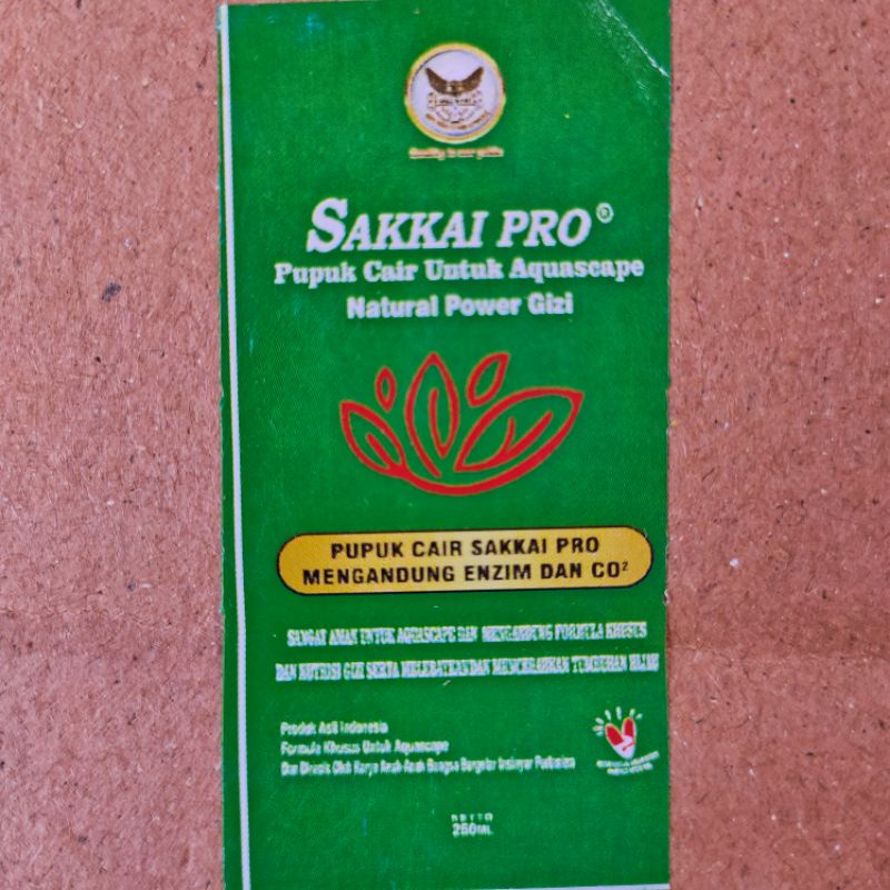 Sakkai pro Bakteri House Natural Power Gizi Rumah Bakteri Aquascape akuarium 250gr