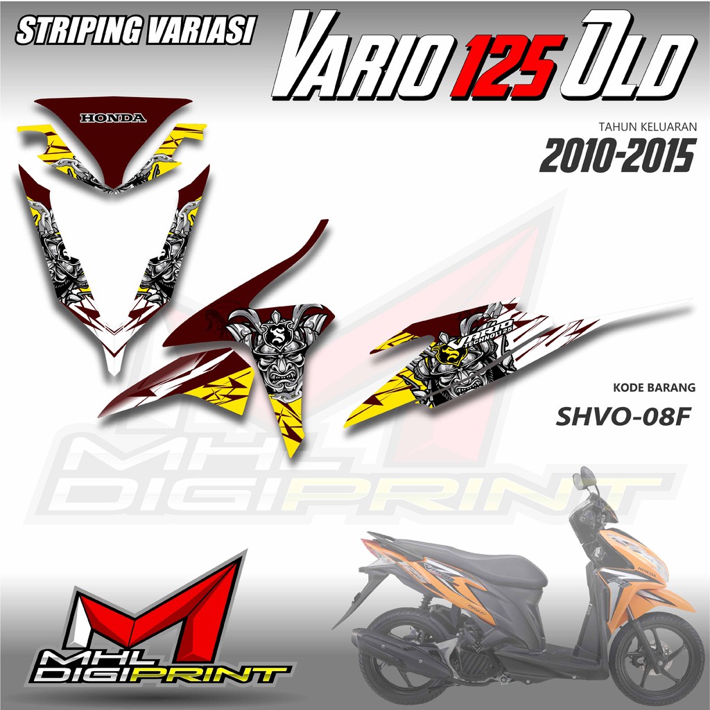 STIKER STRIPING VARIO 125 OLD - STIKER VARIO TECHNO 125 - SHVO 08