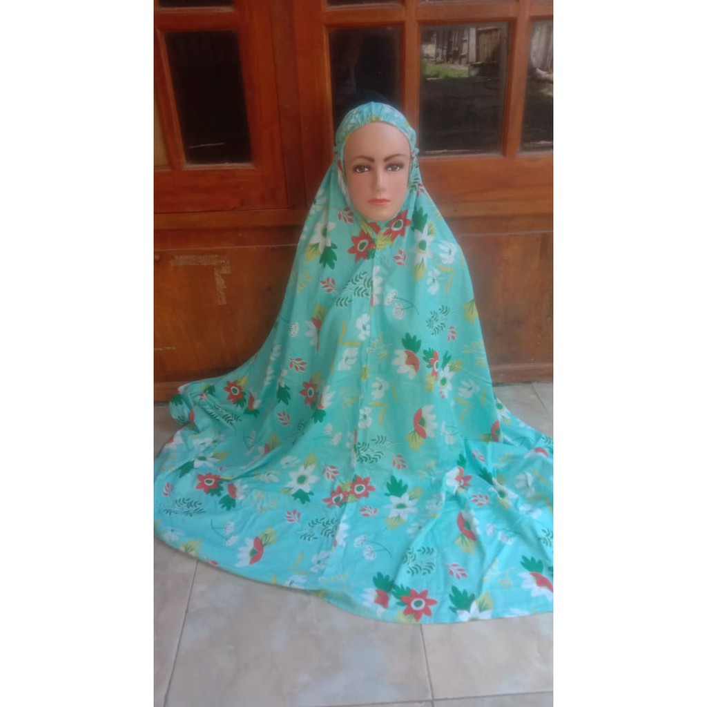 Mukena Atas Bawah Bali Rayon Motif