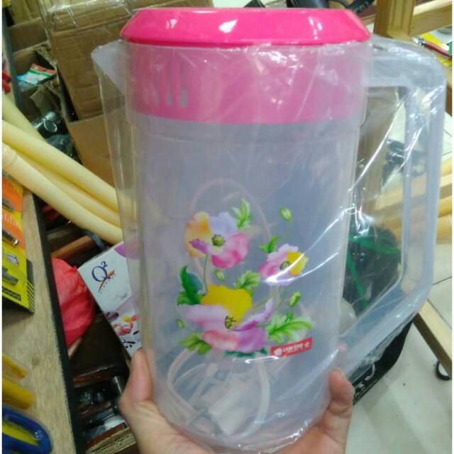 Teko Listrik Plastik Besar/Teko Pemanas Air Besar Lion Star