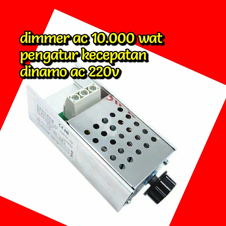 Jual Dimmer AC 220 Volt 4000 Watt 220V 4000W Casing Aluminium Dimmer 4000 W 6000W 10.000W 10000