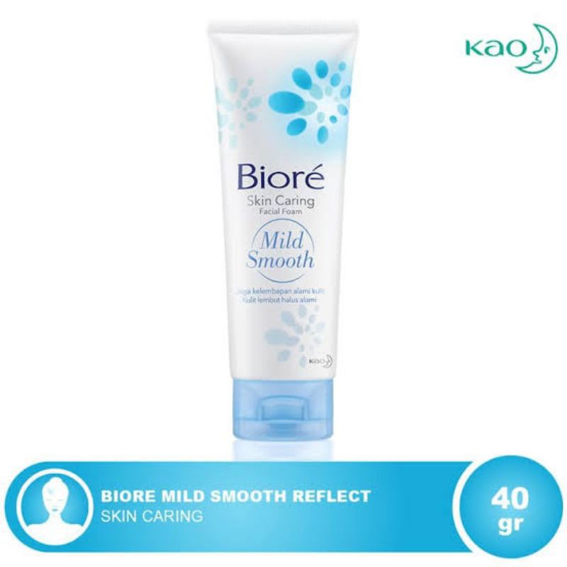 Biore Mild Smooth Facial Foam 40g