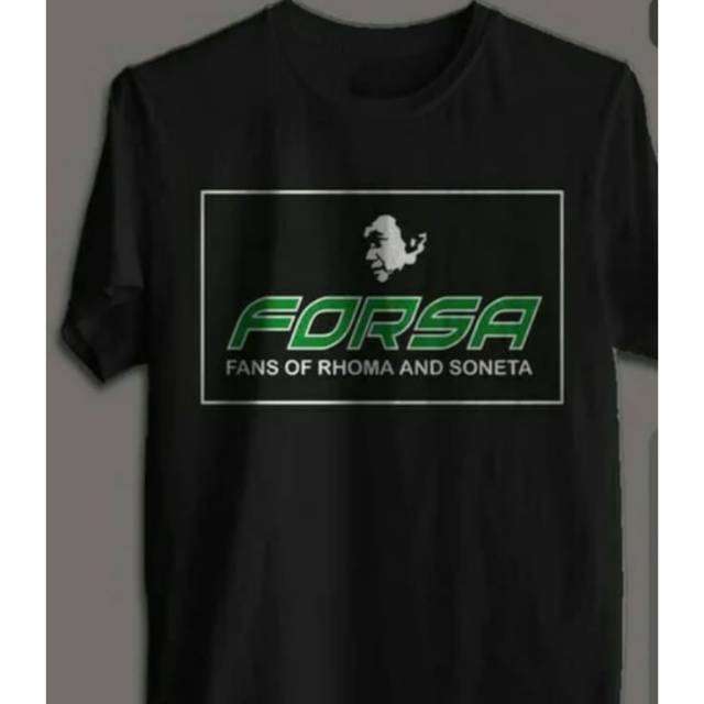 Kaos T shirt Pria Forsa Kaos Forsa Kaos Pria Fans Roma Irama Soneta