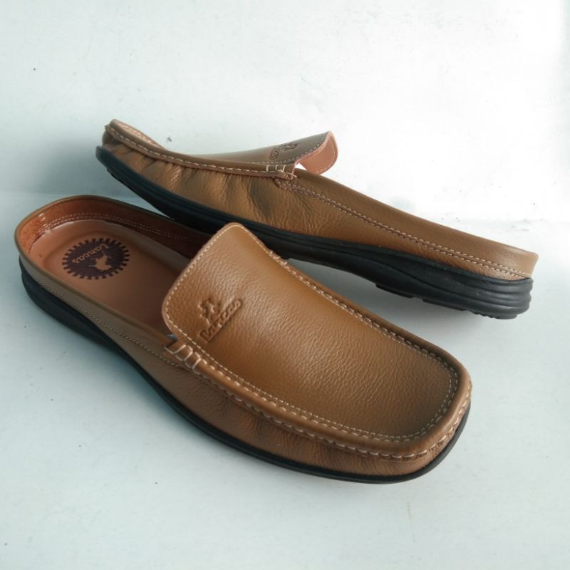 SEPATU SANDAL PRIA LANCAS SLOP COWO KULIT