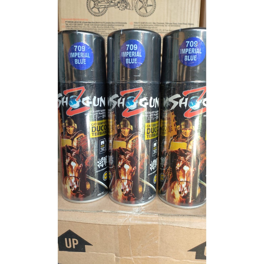 cat semprot pilok pilox shogunz cat duco shogun imperial blue 709 400cc