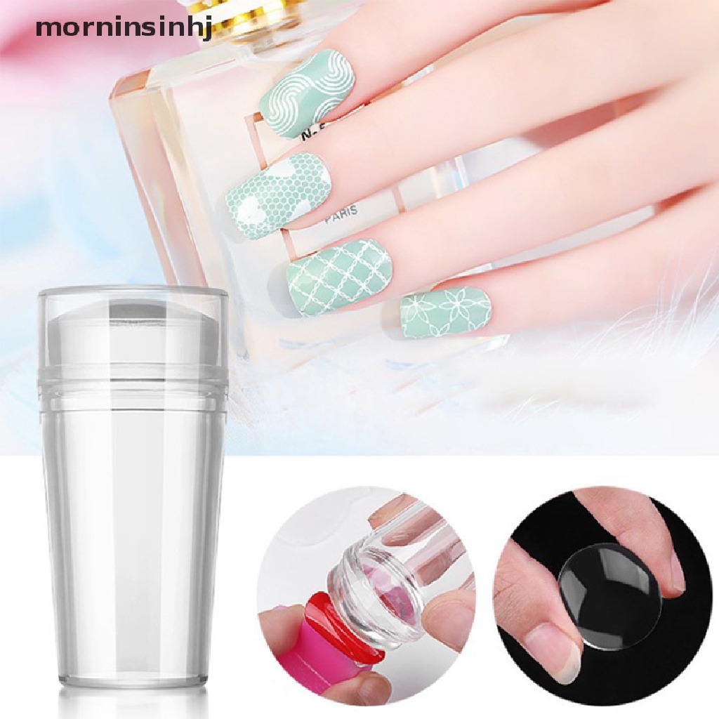 Mor Stempel Silikon Transparan Untuk Nail Art