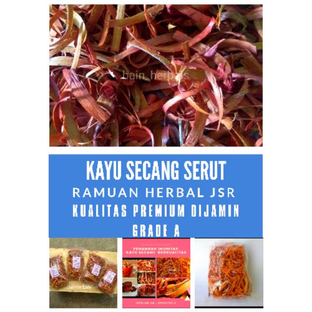 

Secang Serut - Kayu Secang Serut 250 gram - Secang Premium