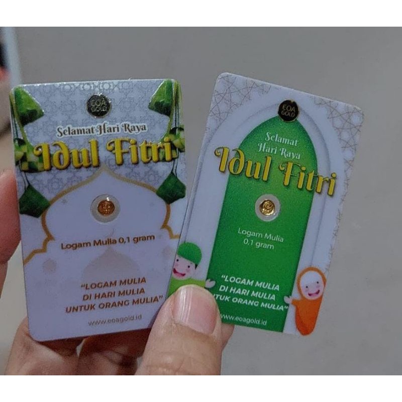 Logam Mulia 0,1 gram gift series Lebaran