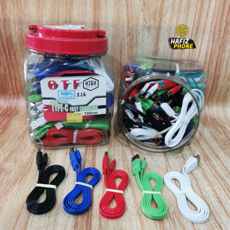 KABEL CAS KABEL DATA OTF Micro Android Kabel Charger OTF Micro Android BB Samsung Kabel Data OTF 1M