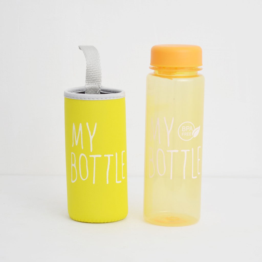 My Bottle Warna Botol Air Minum Infused Water 500ml + Pouch Busa