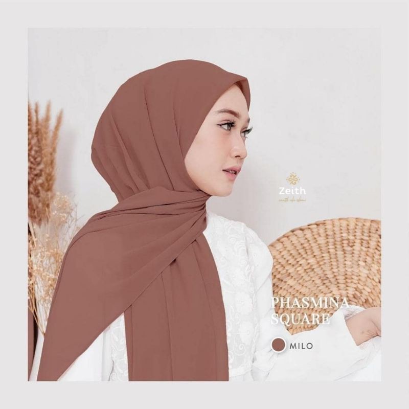 PASMINA SEGITIGA / PASMINA SQUARE CHIFFON PREMIUM ANTEM ANTI TEMBEM PART 2-3