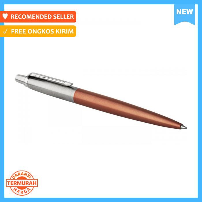 

Pen Parker Jotter Covantcopper Ballpoint Full Stainless Body - Alat Tulis - Pulpen