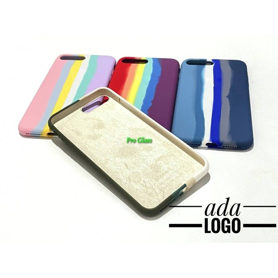 C201.5 IPhone 6 6s 6 plus 6s+ / 7 / 8 / 7 Plus 8+ Rainbow Full Silicone Soft Case