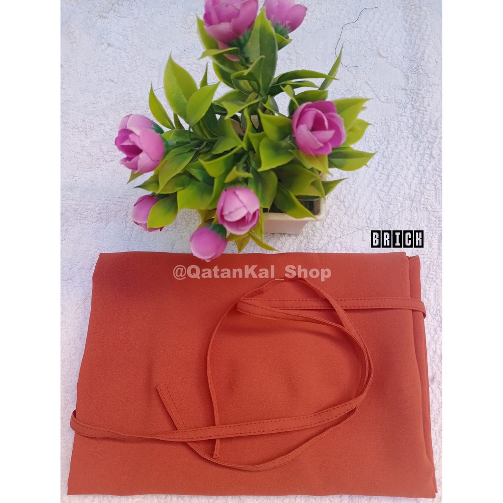 BERGO MARYAM TALI HIJAB INSTAN NON PET BAHAN DIAMOND KERUDUNG JILBAB PREMIUM BAGIAN 1-Brick