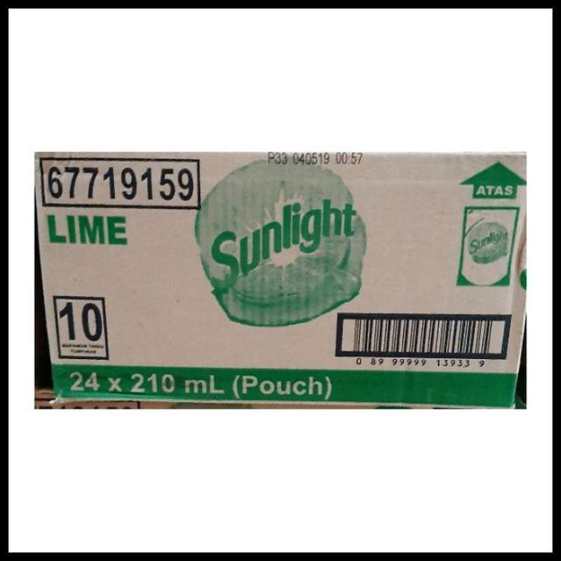 Sunlight Jeruk Nipis [210 mL/24 Pcs/Karton] hijau lime