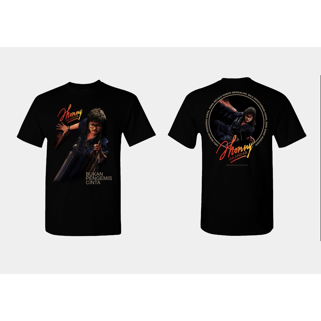 Kaos resmi Jhonny Iskandar Bukan Pengemis Cinta