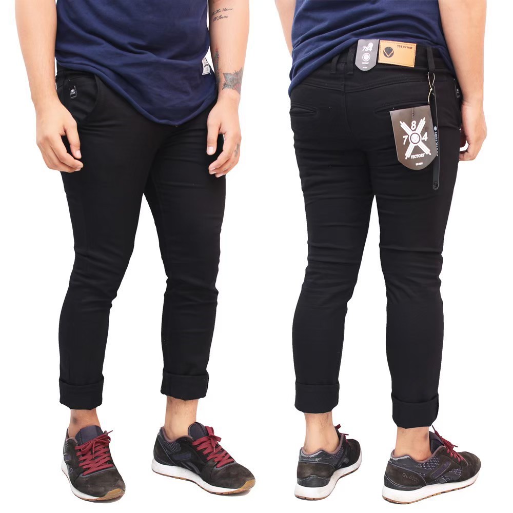 Celana panjang pria celana chino pants slimfit-celana chino 784 victory denim-