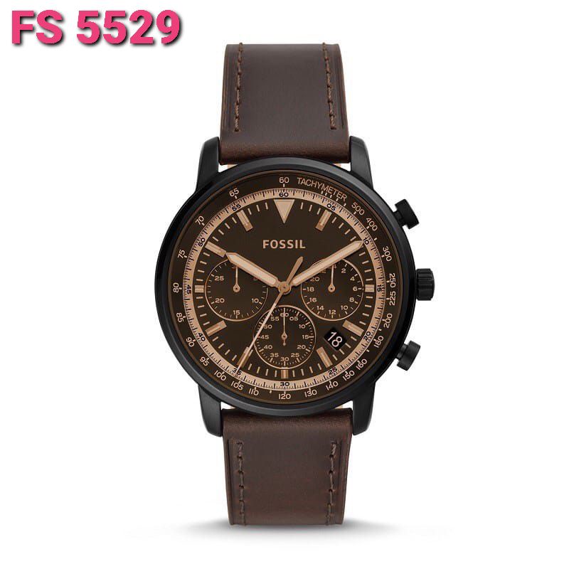 JAM TANGAN PRIA FS-5529 FS5529 STRAP LEATHER ORIGINAL BM