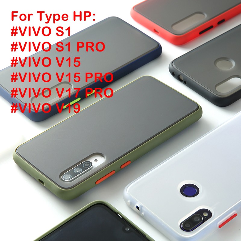 Vivo S1    S1Pro V15 V15Pro V17 PRO V19 Case Dove Matte