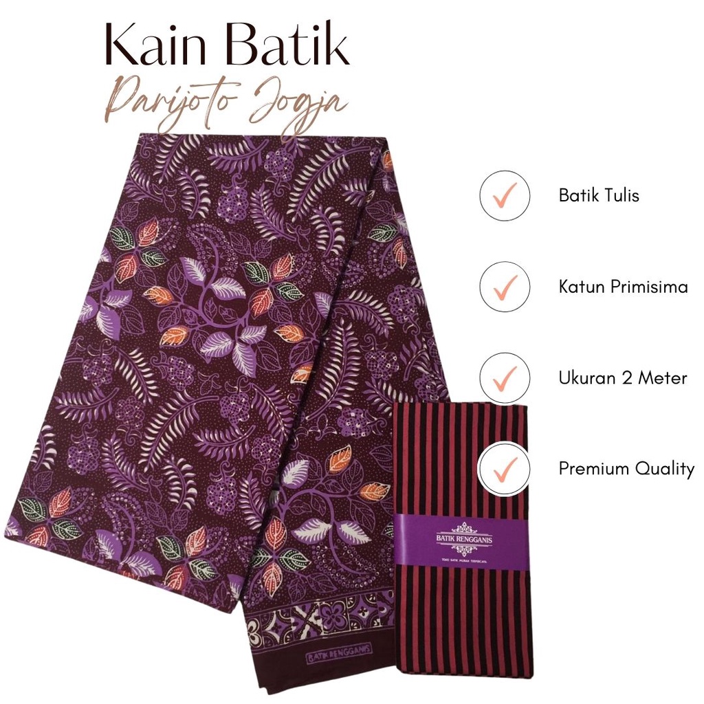 KAIN BATIK PARIJOTO ASLI SLEMAN DAN LURIK JOGJA