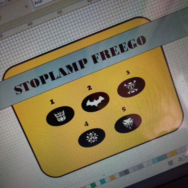 stiker stoplamp freego yamaha unik custom cutting