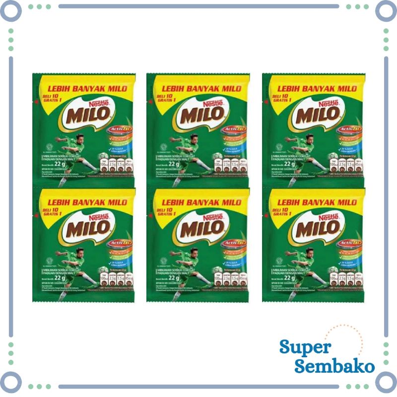 

SUSU BUBUK MILO RASA COKLAT RENCENG 22gr ISI 10 SACHET