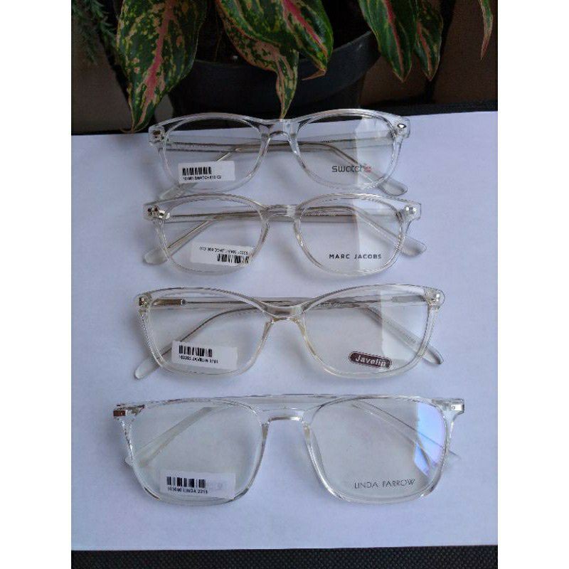 [PROMO]FRAME KACAMATA/BATANG KACAMATA/FRAME BENING/FRAME PUTIH[ GRATIS BOX DAN LAP]