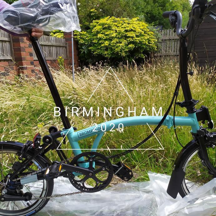**SOLD** Brompton Black Edition M6L Turkish Green 2020 BNIB